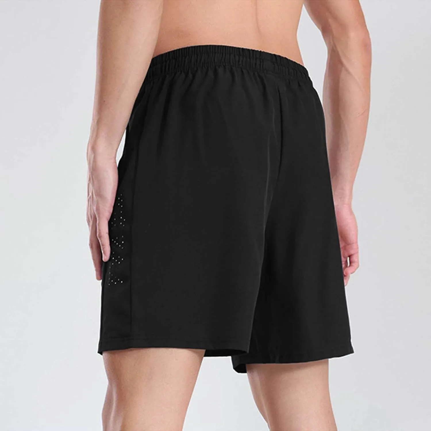 Men's Sweat Shorts Baggy Drawstring Elastic Waist Gym Workout Running Athletic Shorts Quick Dry Casual Joggers Pants