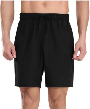 Men's Sweat Shorts Baggy Drawstring Elastic Waist Gym Workout Running Athletic Shorts Quick Dry Casual Joggers Pants