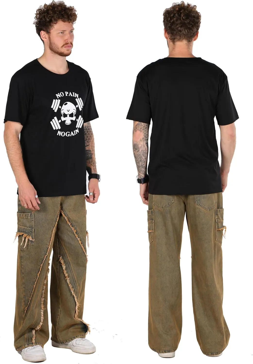 Men's T Shirt Short Sleeve Crew Neck T-Shirt Casual Summer Classic Tops Basic Tee Shirts