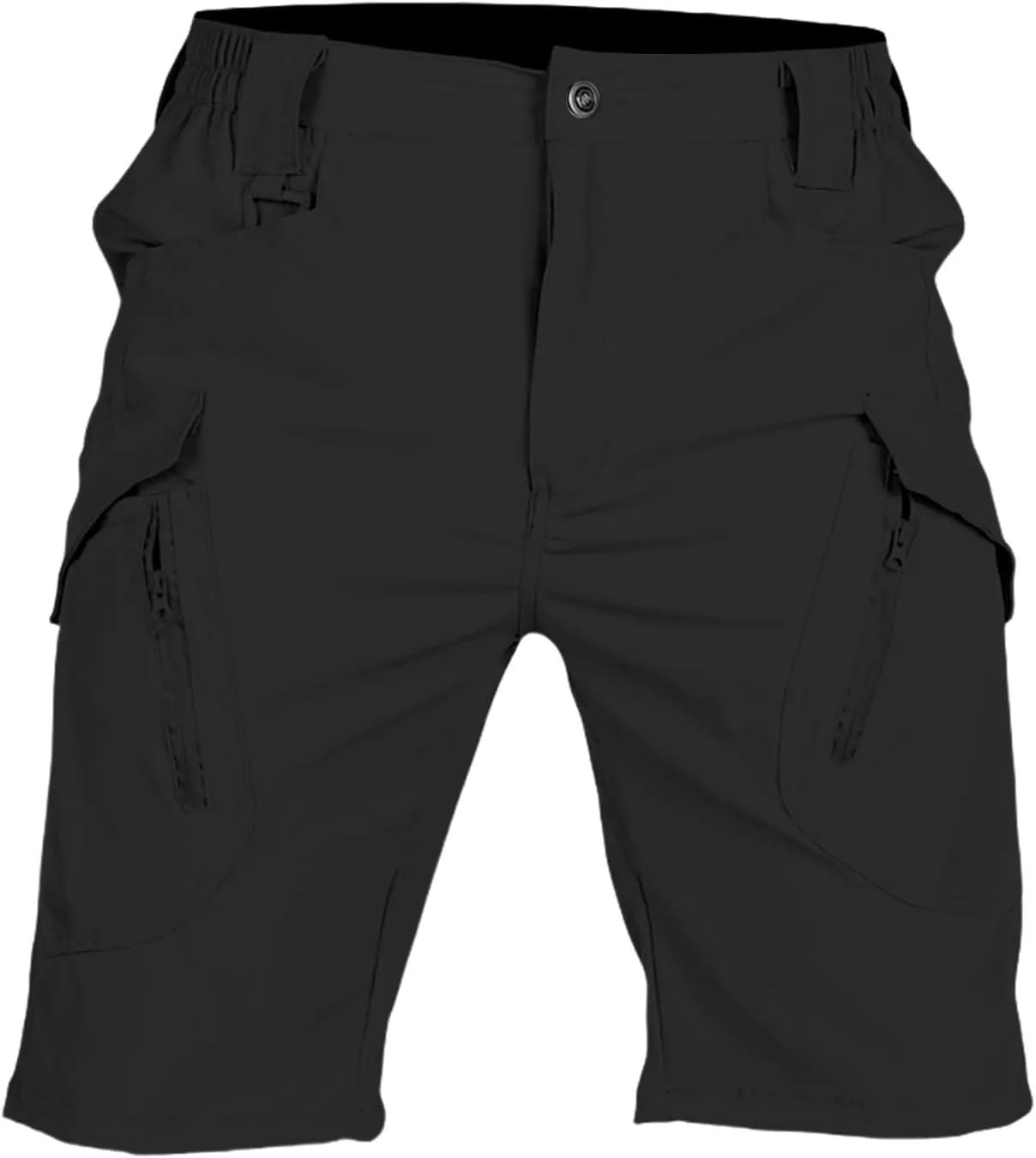 Men's Tactical Cargo Shorts Quick Dry Lightweight Hiking Short Solid Color Stretch Breathable Pant with Multi Pockets