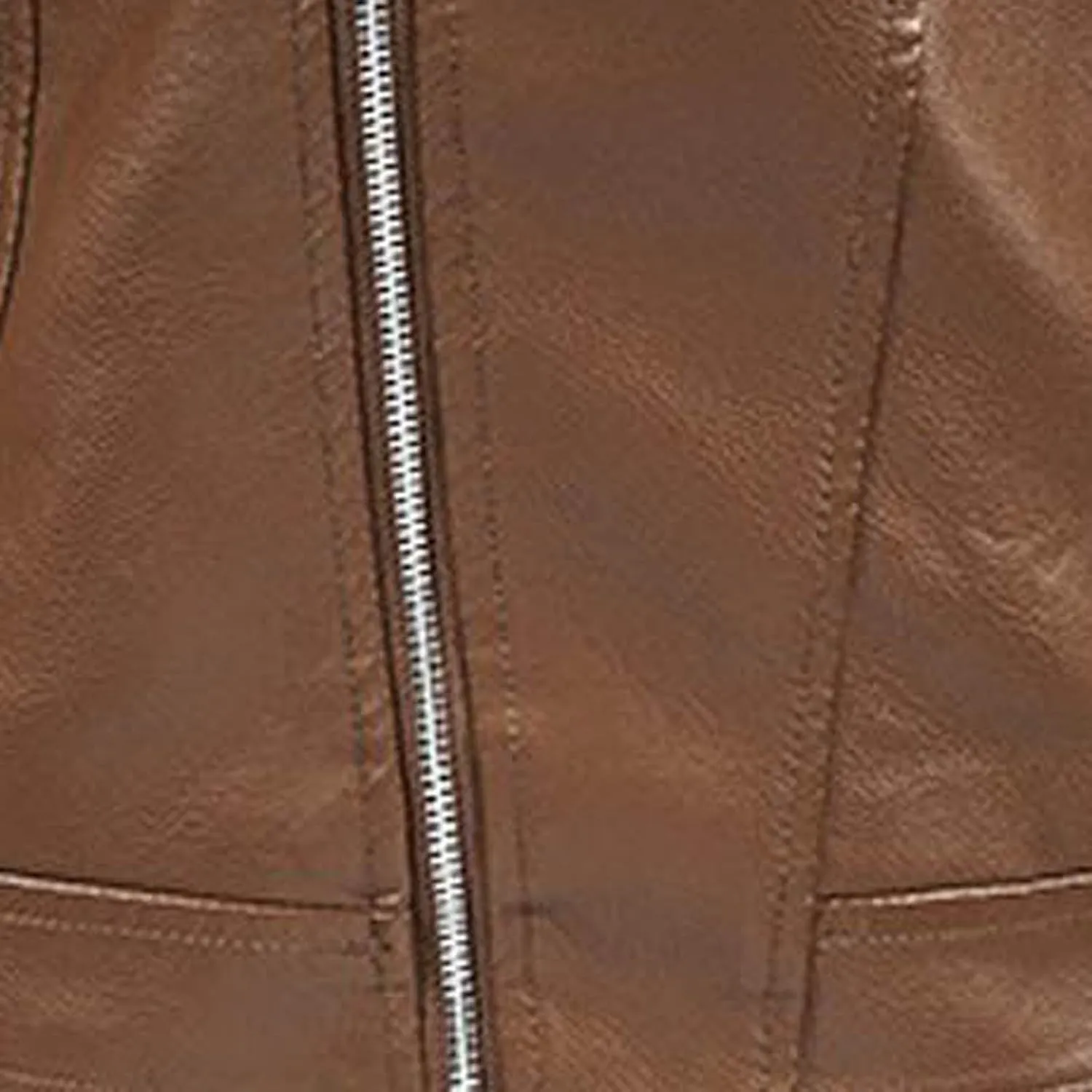 Men's Vintage Asymmetric Zip Lightweight Faux Leather Biker Jacket Long Sleeve Lapel Collar Motorcycle Racing Coats