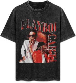 Mens WomensVintage Oversized Casual Drop Shoulder Short Sleeve T Shirt Top