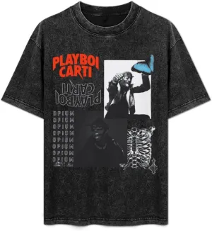 Mens WomensVintage Oversized Casual Drop Shoulder Short Sleeve T Shirt Top