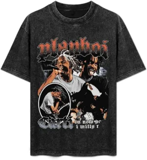 Mens WomensVintage Oversized Casual Drop Shoulder Short Sleeve T Shirt Top