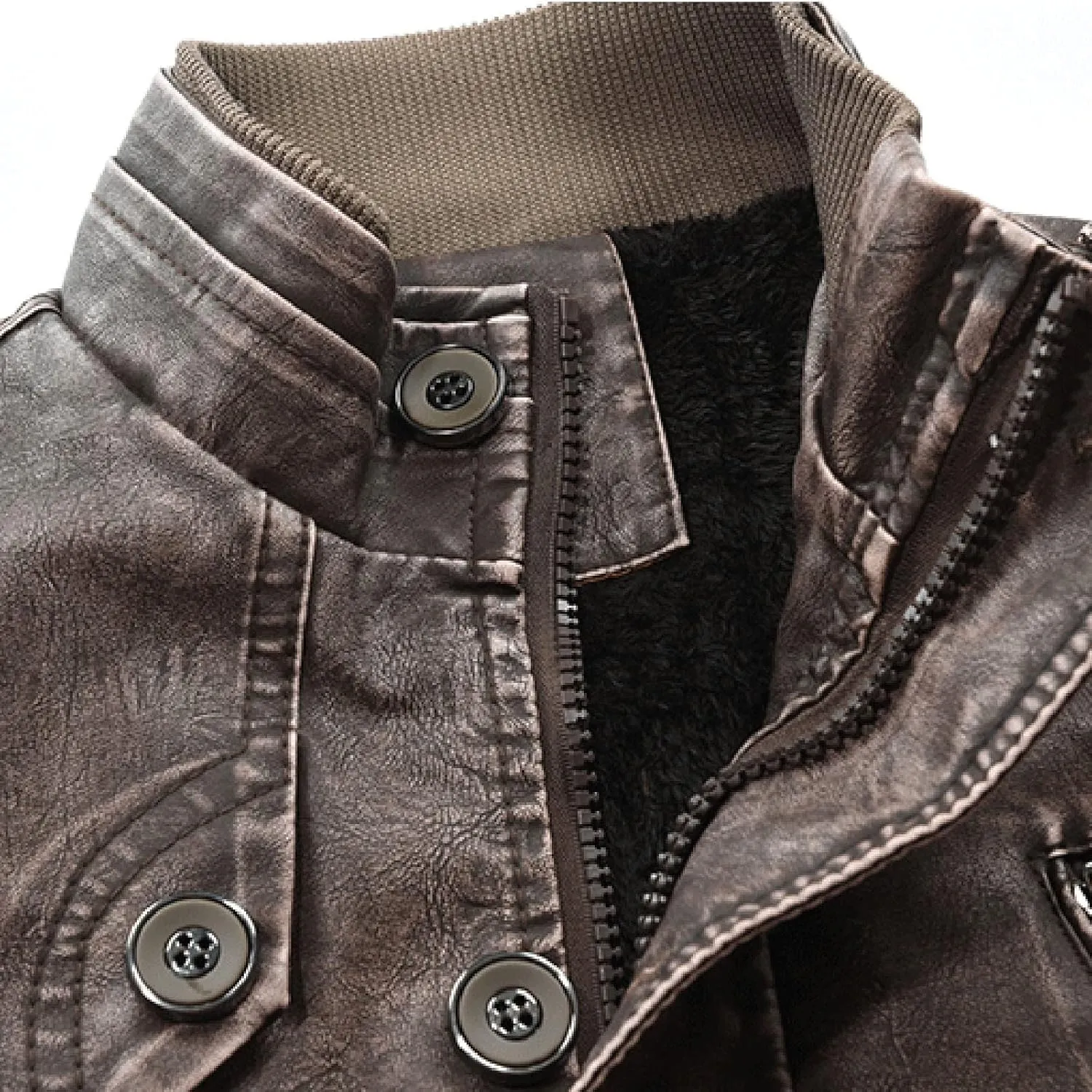 Men's Wool Blend Pea Coat Hooded Zipper Warm Cardigan Knitted Coat Jacket Notched Lapel Belt Fall Windproof Coat