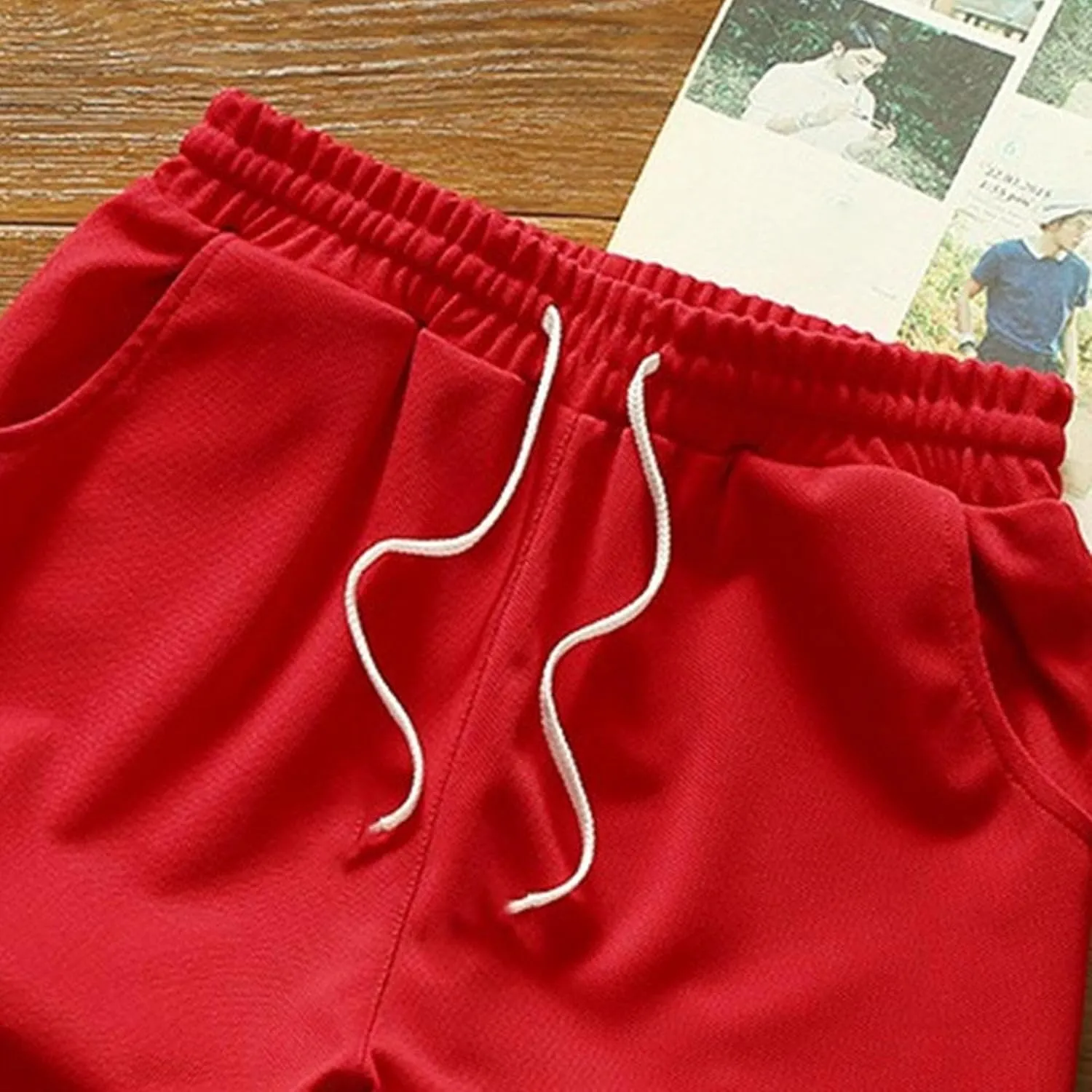 Men's Workout Running Shorts Quick Dry Active 5 Inches Shorts with Pockets, Lightweight, Breathable