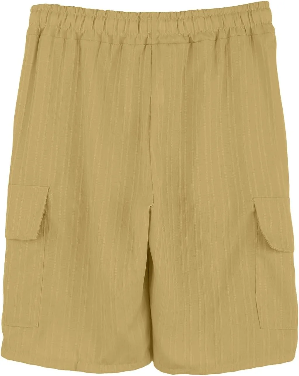 Mens Workout Shorts Elastic Waist Comfy Cargo Short Pants with Multiple Pockets Drawstring Flowy Casual Shorts