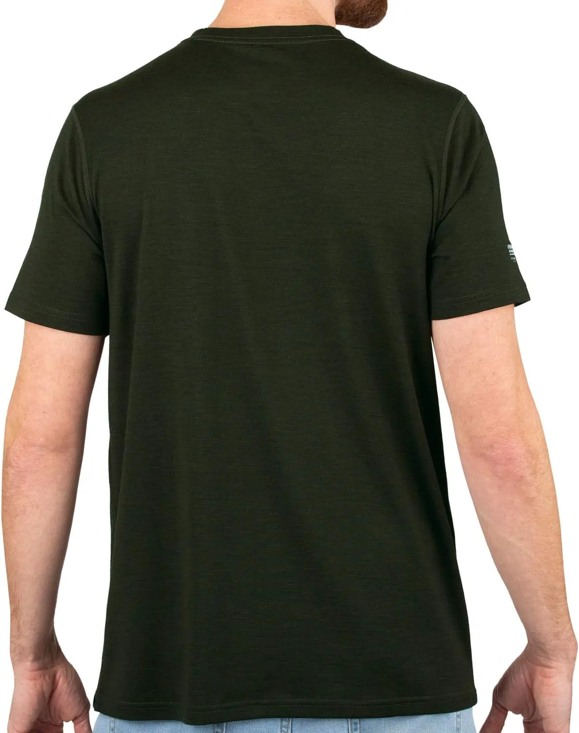 MERIWOOL Men’s Merino Wool Short Sleeve T Shirt Lightweight Base Layer