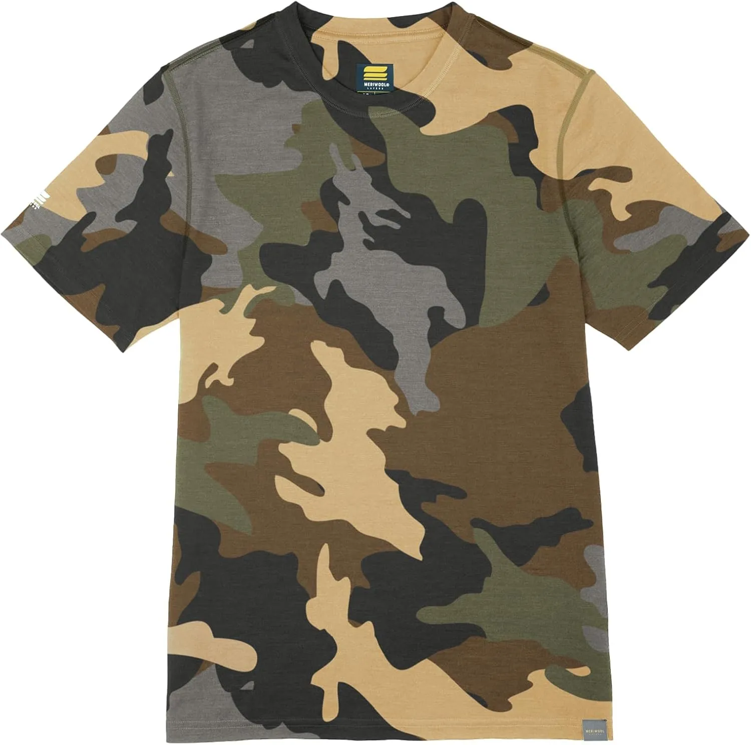 MERIWOOL Men’s Merino Wool Short Sleeve T Shirt Lightweight Base Layer