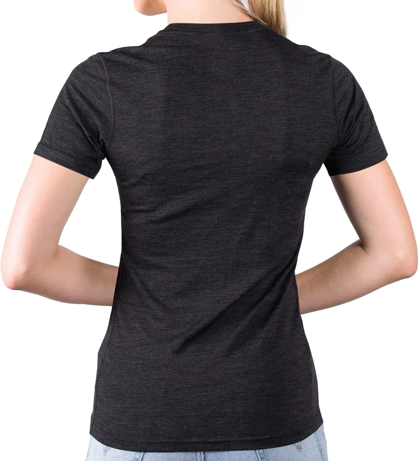 MERIWOOL Women’s Merino Wool Short Sleeve T Shirt Lightweight Base Layer Tee