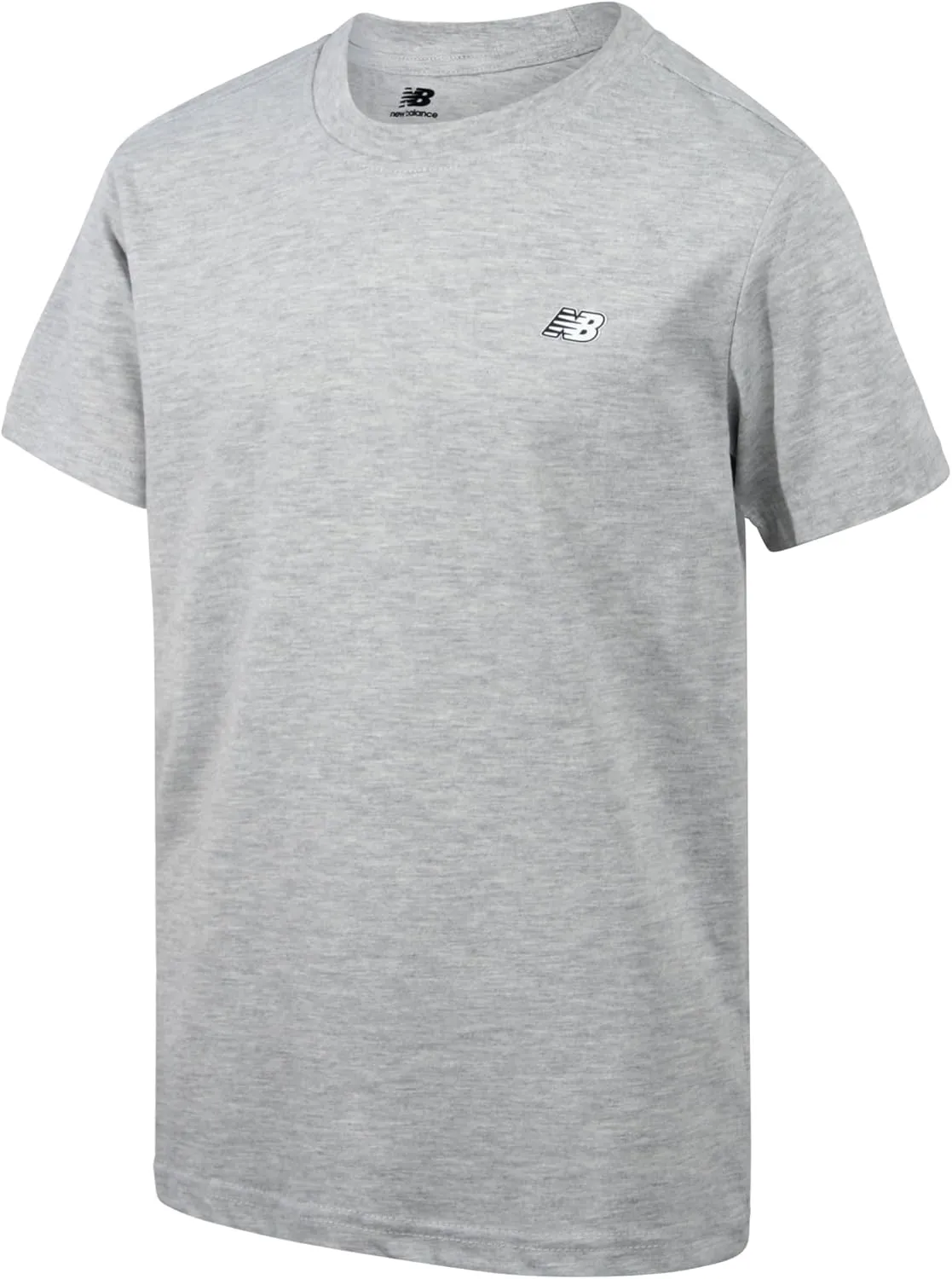 New Balance Boys T-Shirt - Classic Cotton Active T-Shirt for Boys - Kids Youth Crewneck Short Sleeve Shirt (8-20)
