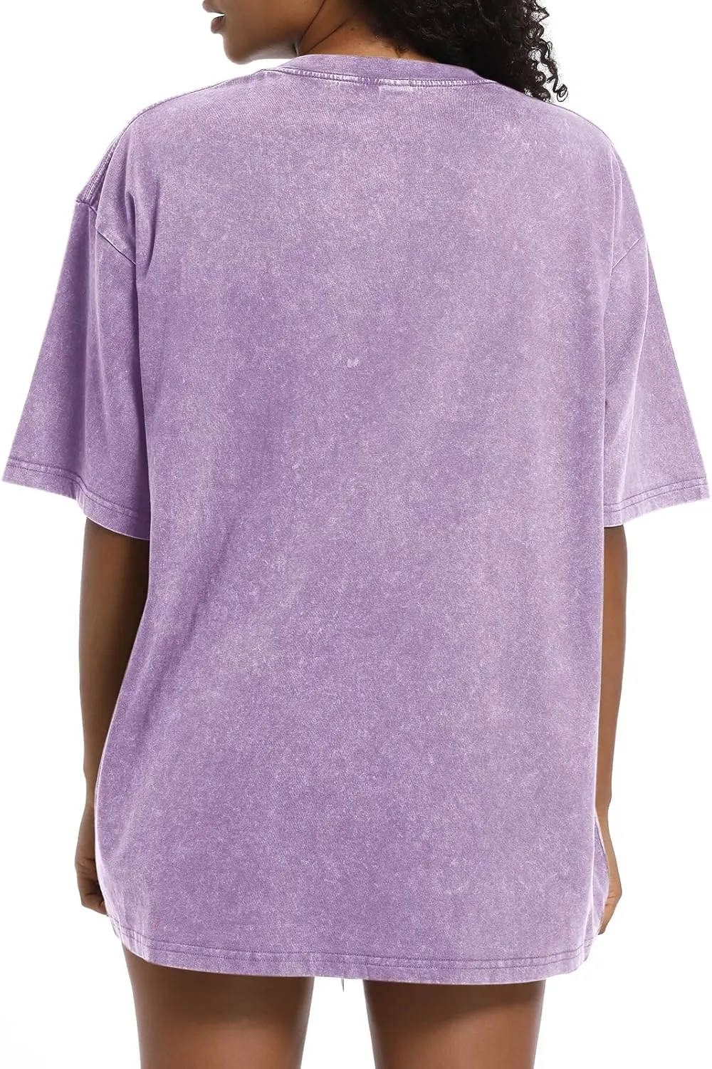 Oversized Graphic Tees for Women Baggy Streetwear Preppy Shirts for Teens Race Car Checkered Flag Drop Shoulder Top