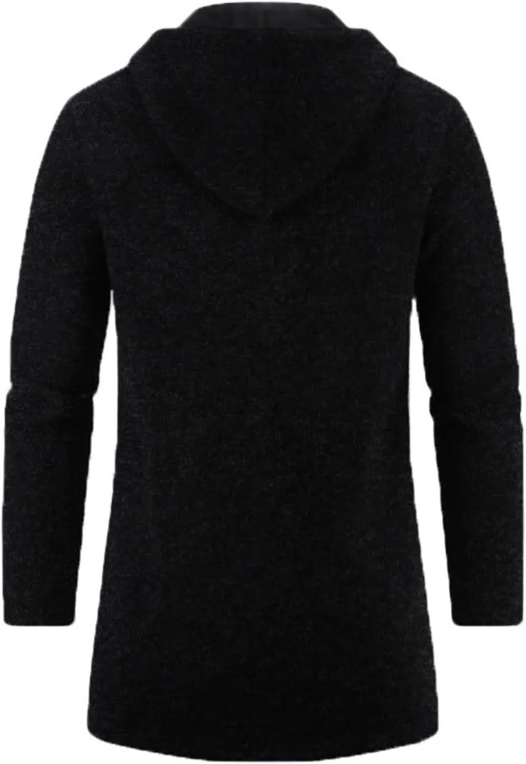RTRDE Mens Coat Sweater Jackets Casual Knitted Cardigan Fleece Lined Full Zip Coat with Hood Novelty Jacket, M-3XL