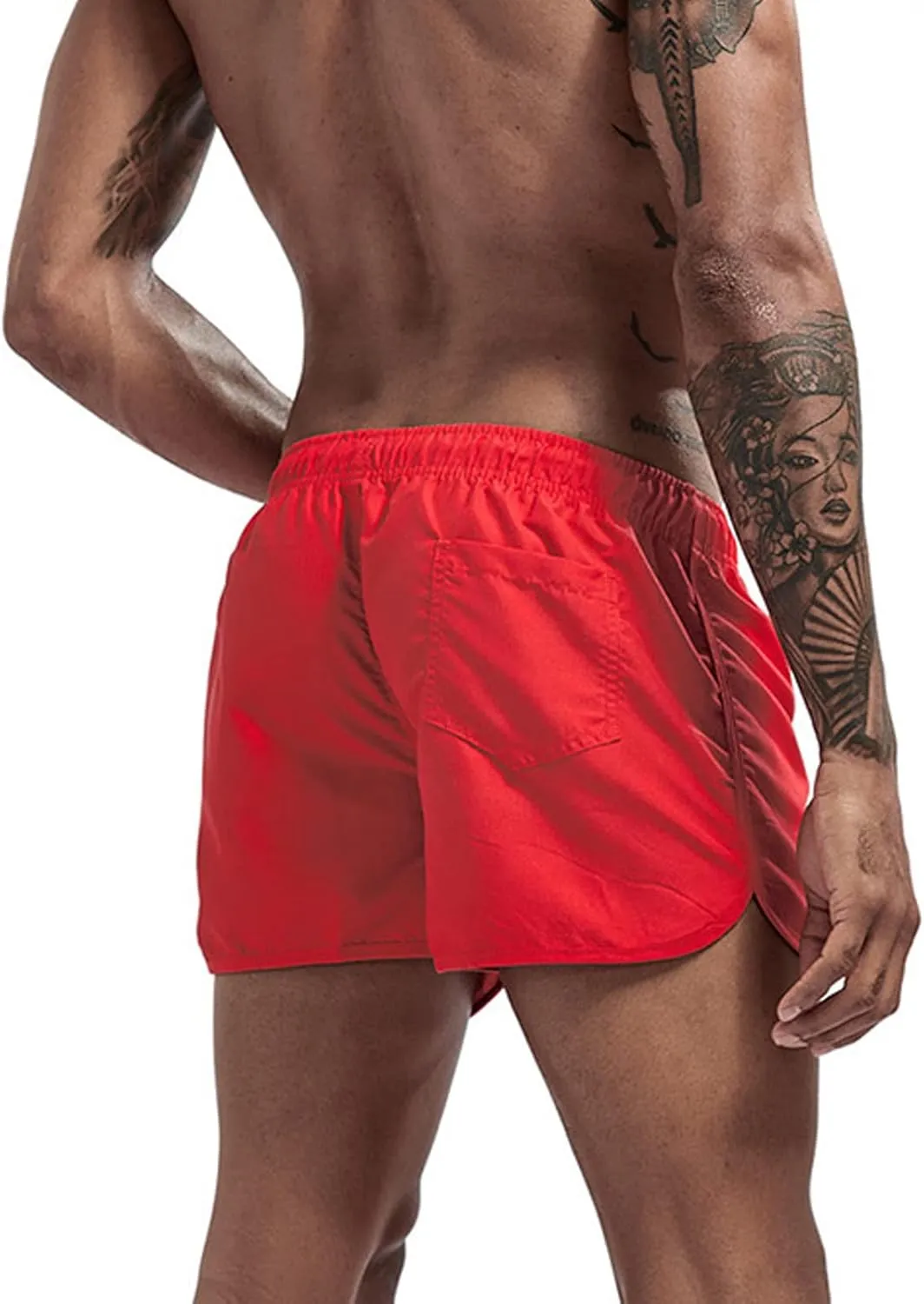 sandbank Men's 4" Running Shorts Lightweight Quick Dry Workout Shorts Athletic Gym Jogger Sweat Shorts with Pockets