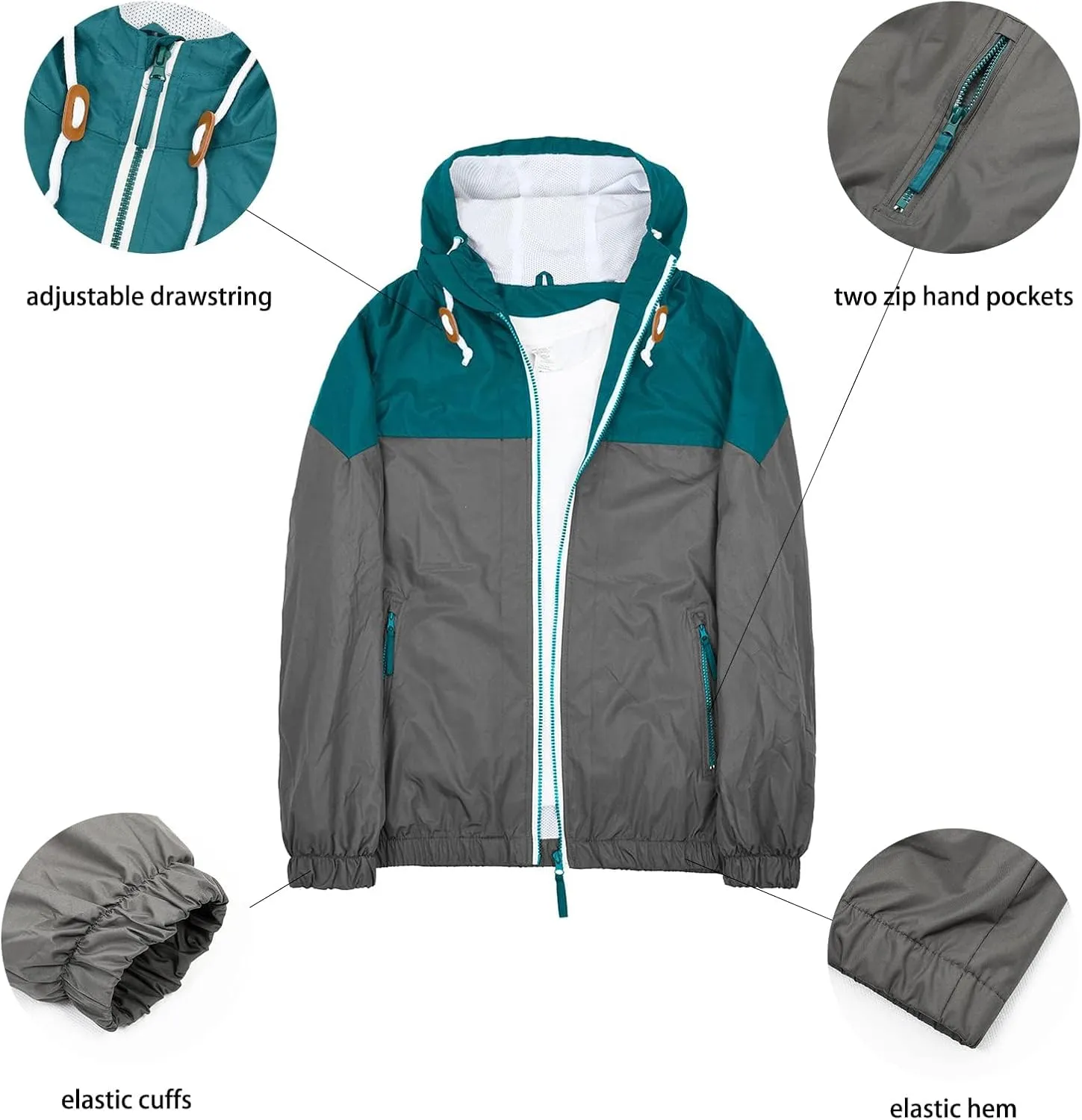 Sherpa Lined Hoodies for Men Lightweight Vintage Jackets Casual Hooded Coats Windproof Jacket Winter Coat Outerwears