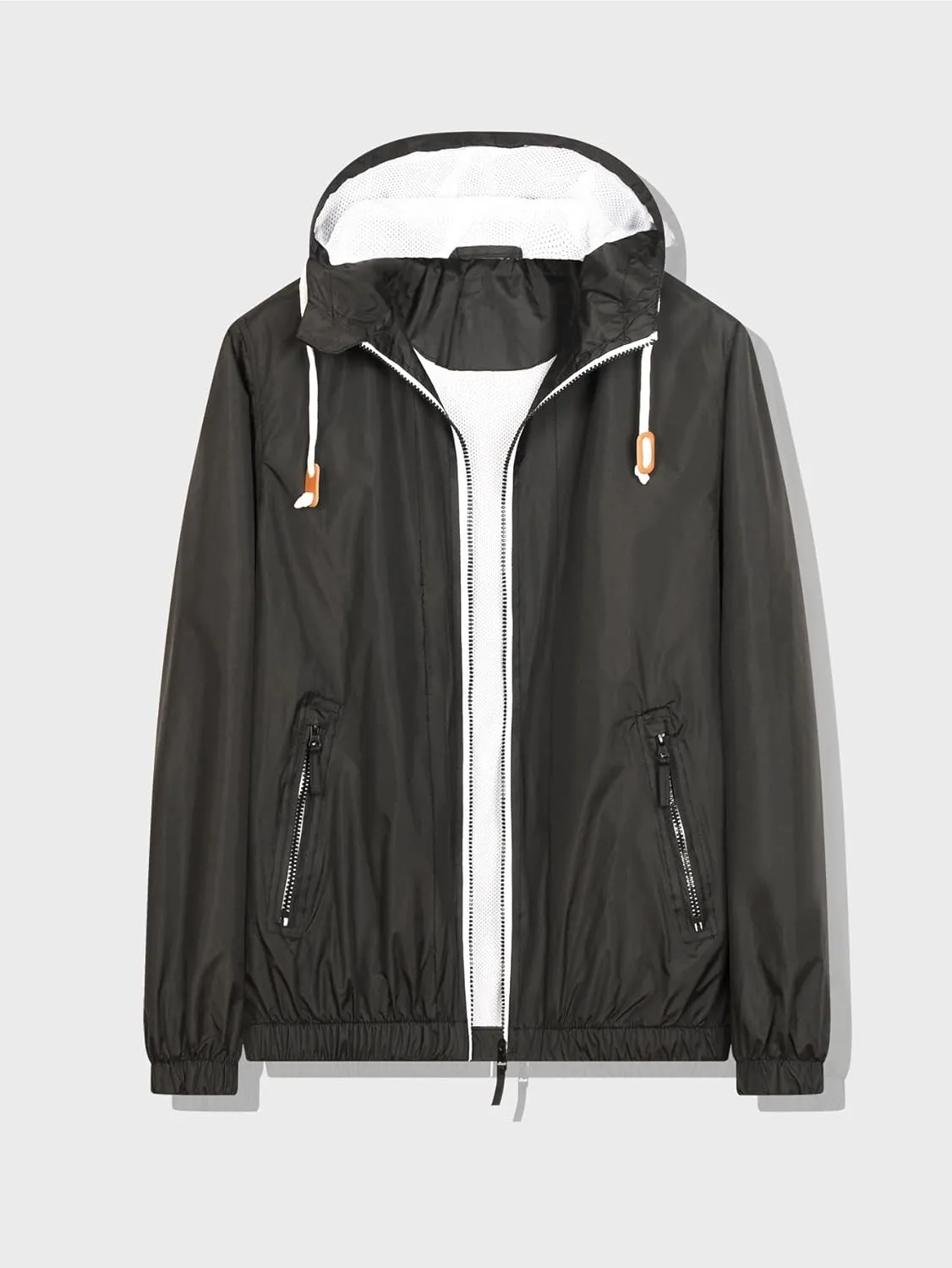 Sherpa Lined Hoodies for Men Lightweight Vintage Jackets Casual Hooded Coats Windproof Jacket Winter Coat Outerwears