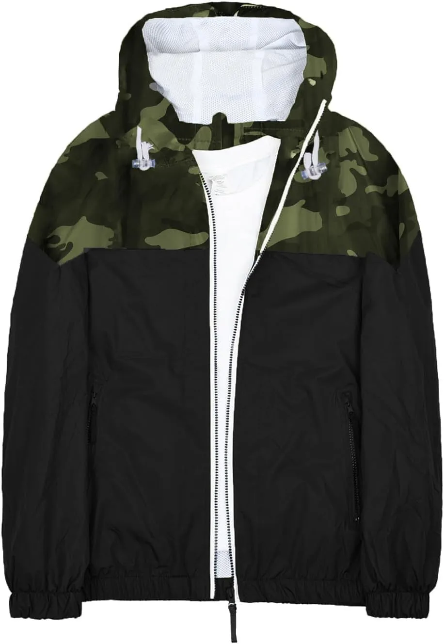 Sherpa Lined Hoodies for Men Lightweight Vintage Jackets Casual Hooded Coats Windproof Jacket Winter Coat Outerwears