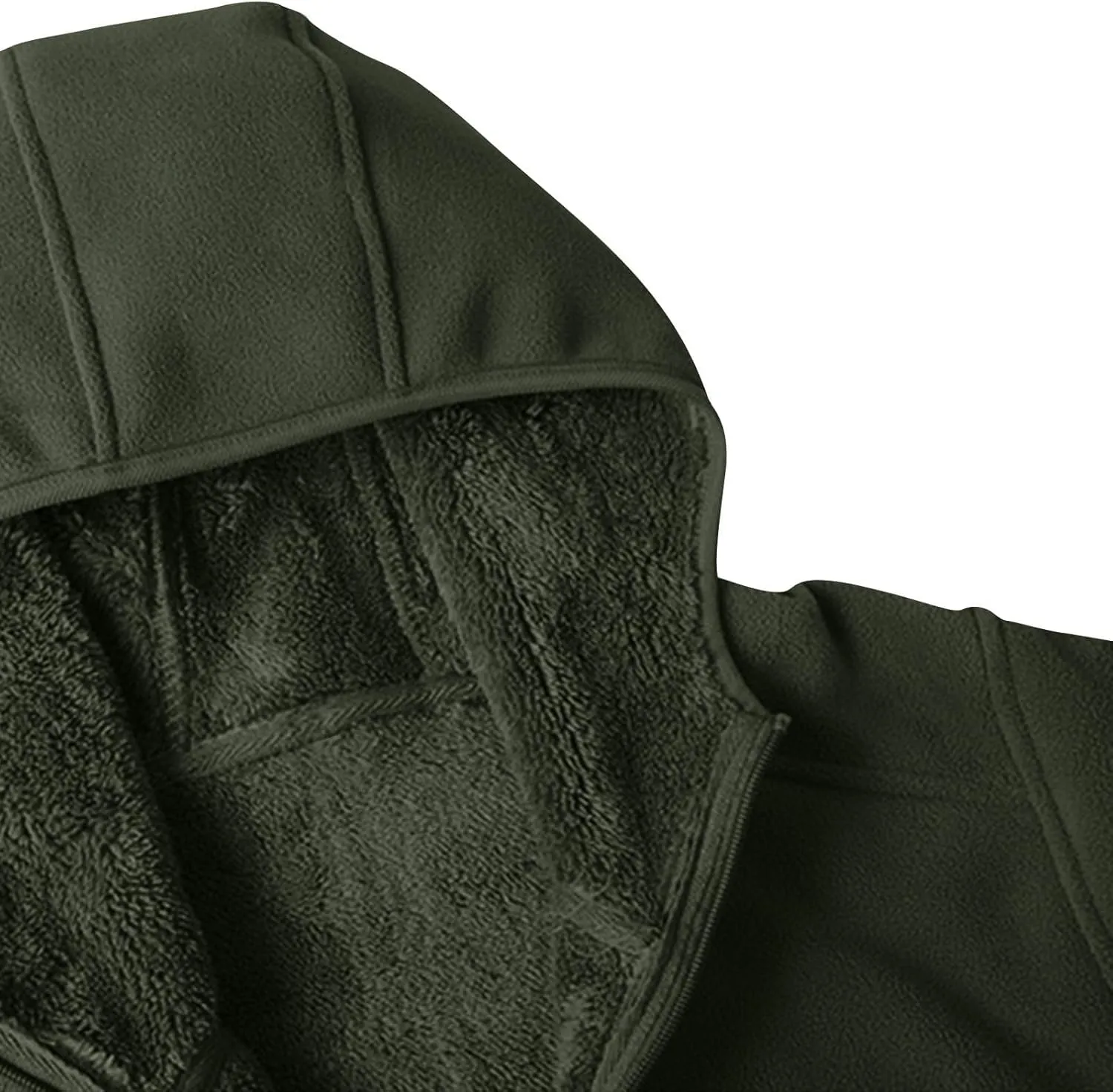 Sherpa Lined Jackets Women Men Polar Fleece Lined Hoodies Thick Warm Full Zip Winter Warm Oversized Hooded Sweatshirt