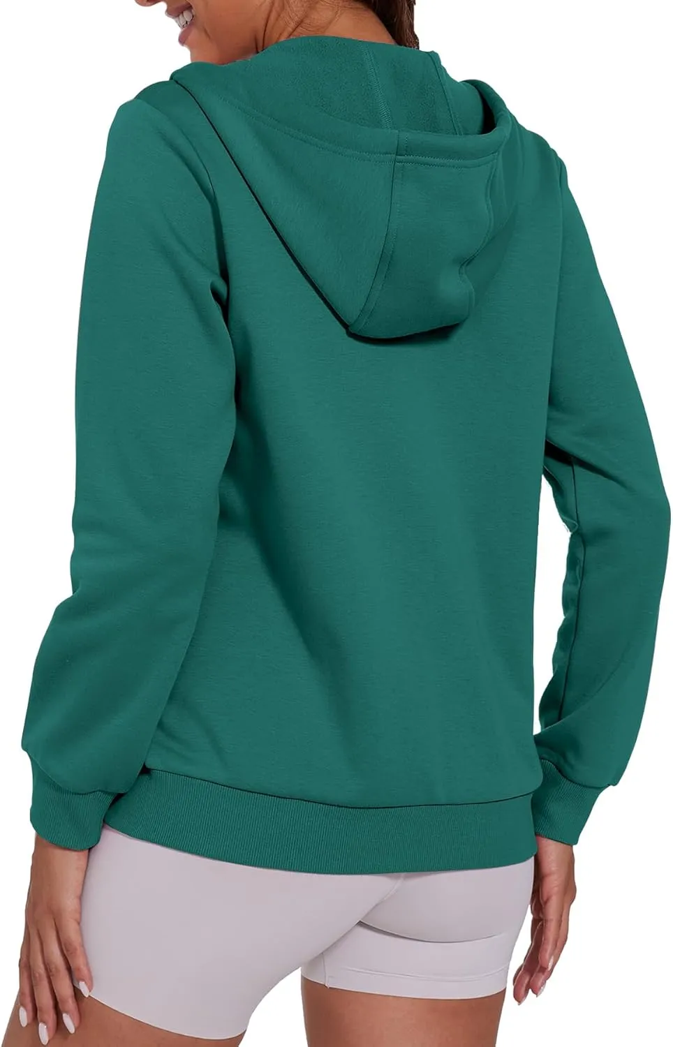 SMENG Womens Zip Up Hoodies Long Sleeve Fit Hooded Sweatshirts 2024 Casual Lightweight Jacket