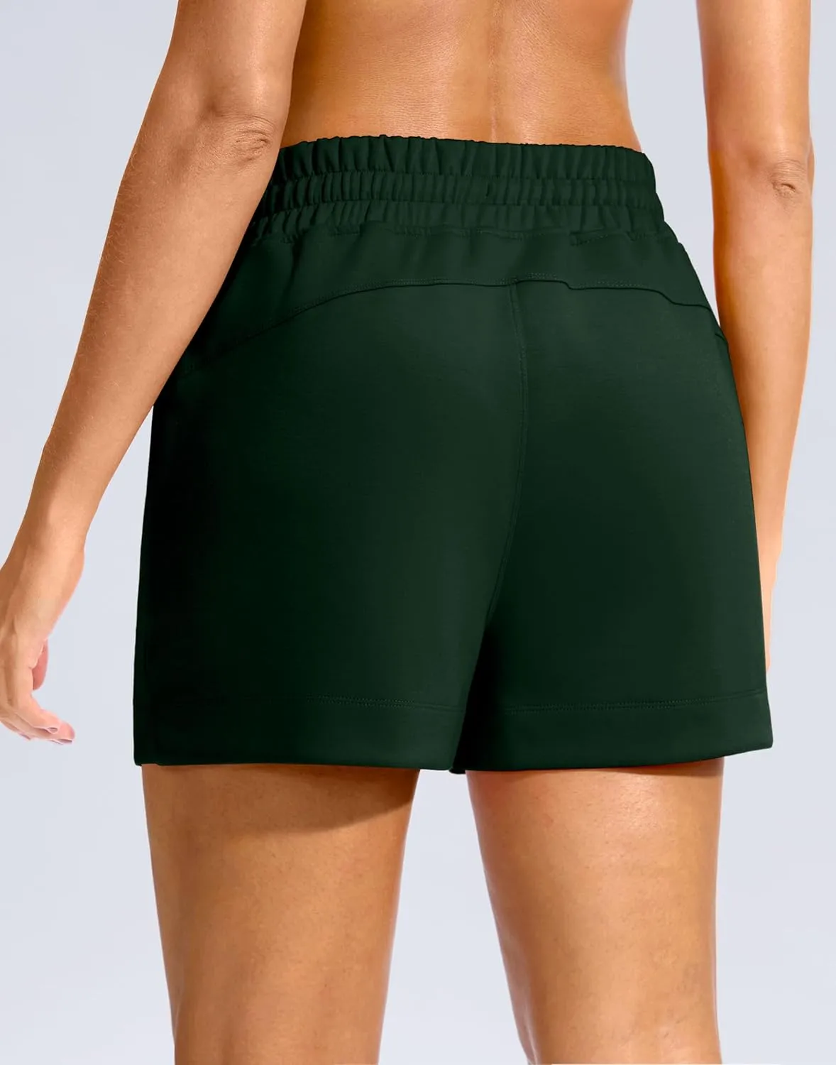 Soothfeel Women's Sweat Shorts High Waisted Drawstring 3" Athletic Workout Gym Summer Comfy Soft Lounge Casual Shorts