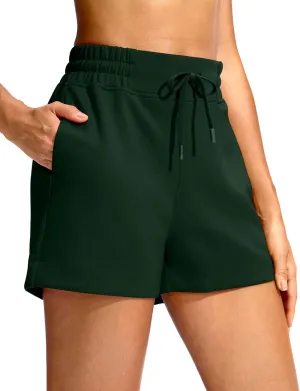 Soothfeel Women's Sweat Shorts High Waisted Drawstring 3" Athletic Workout Gym Summer Comfy Soft Lounge Casual Shorts