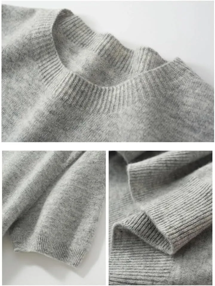 Spring Summer O-Neck Short Sleeve Cashmere Sweater for Men Business Wool Knitted T-Shirt Wool T-Shirt Short Sleeve