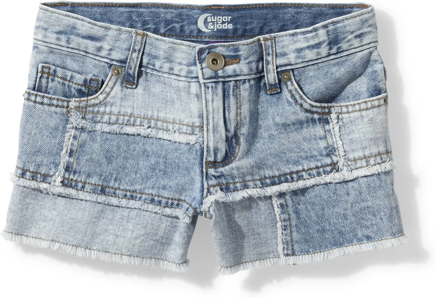 Sugar & Jade Girls' Teen Fashion Denim Shorts (Slim and Plus