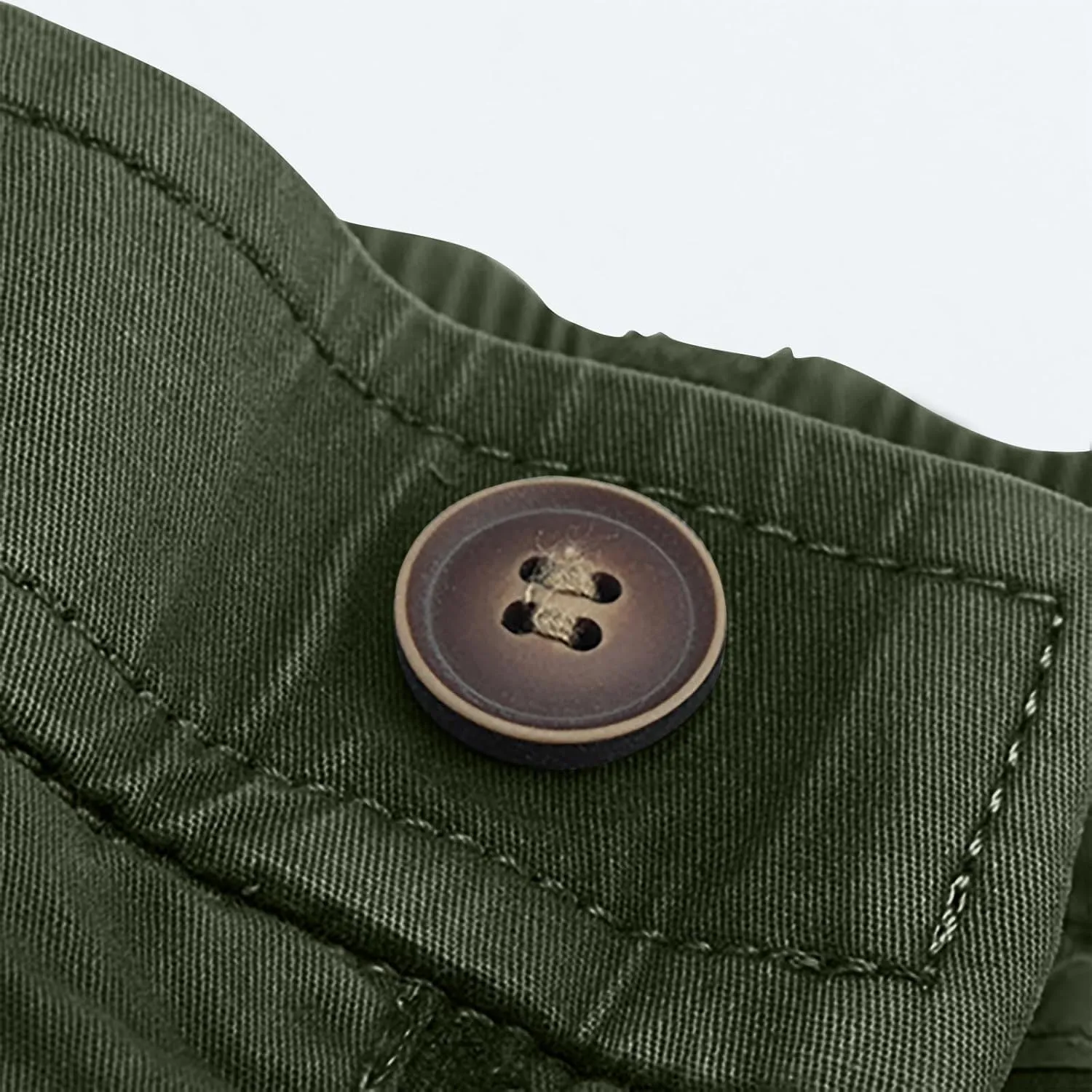 Summer Work Shorts Men's Twill Bermuda Cargo Shorts Casual Relaxed Camping Fishing Capris Pant with Multiple Pockets