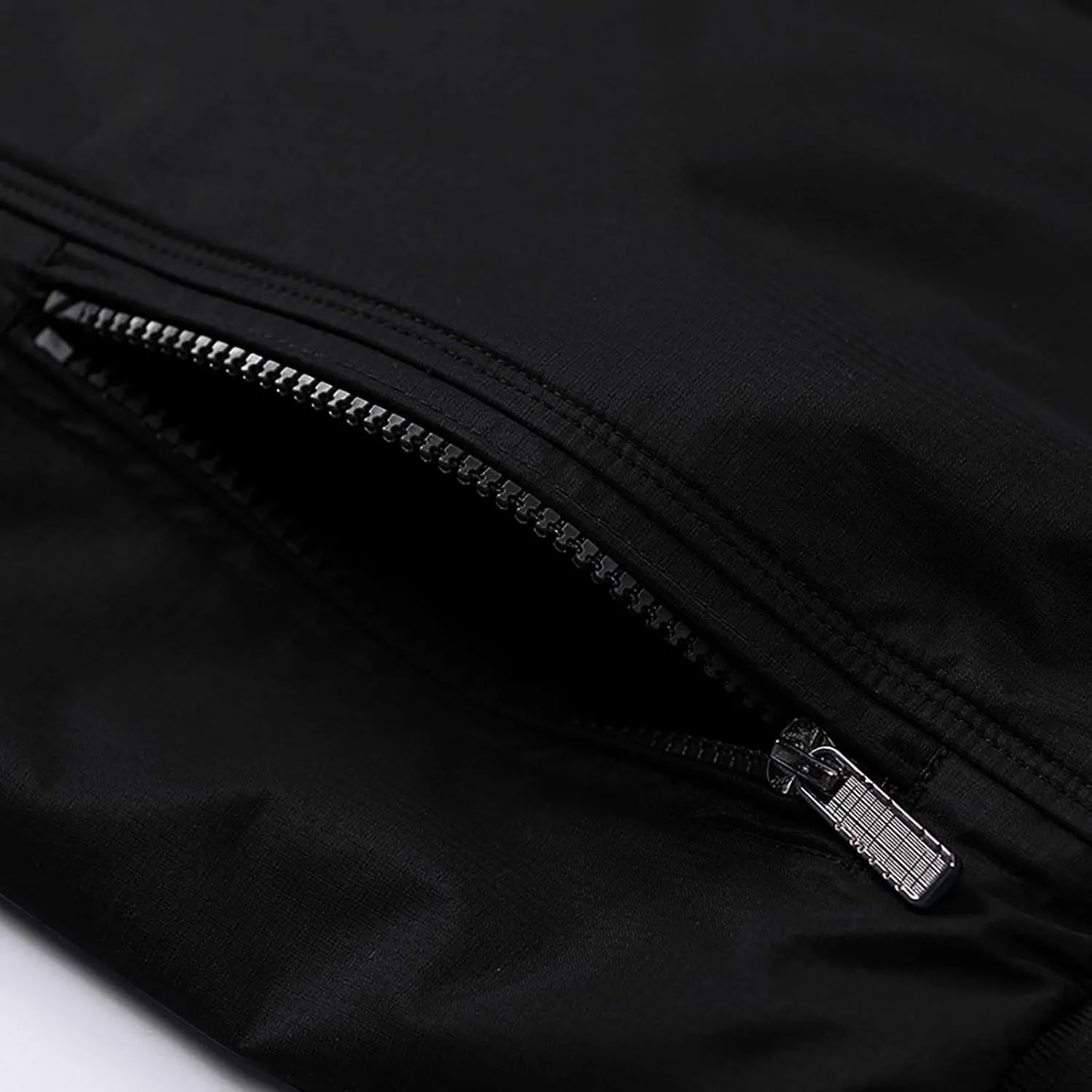 SUWBMHWE Men's Casual Shell Jacket Zip Up Windbreaker Outdoor Recreation Coat Bomber Jacket Coat Fall Winter Jackets for Men