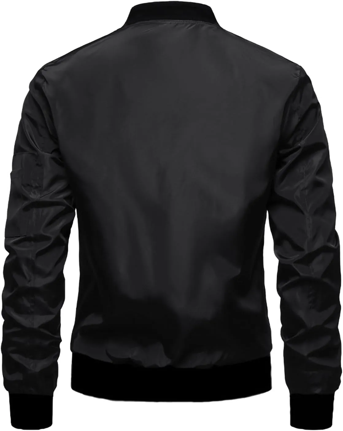 SUWBMHWE Men's Rain Jacket Waterproof Breathable Raincoat Stand Collar for Outdoor Hiking Traveling Cycling Windbreaker