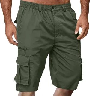 Sweat Shorts Men Ripstop Athletic Casual Woodland Jogging Water Resistant Beach Summer Exercise Suit