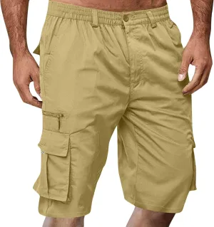 Sweat Shorts Men Ripstop Athletic Casual Woodland Jogging Water Resistant Beach Summer Exercise Suit