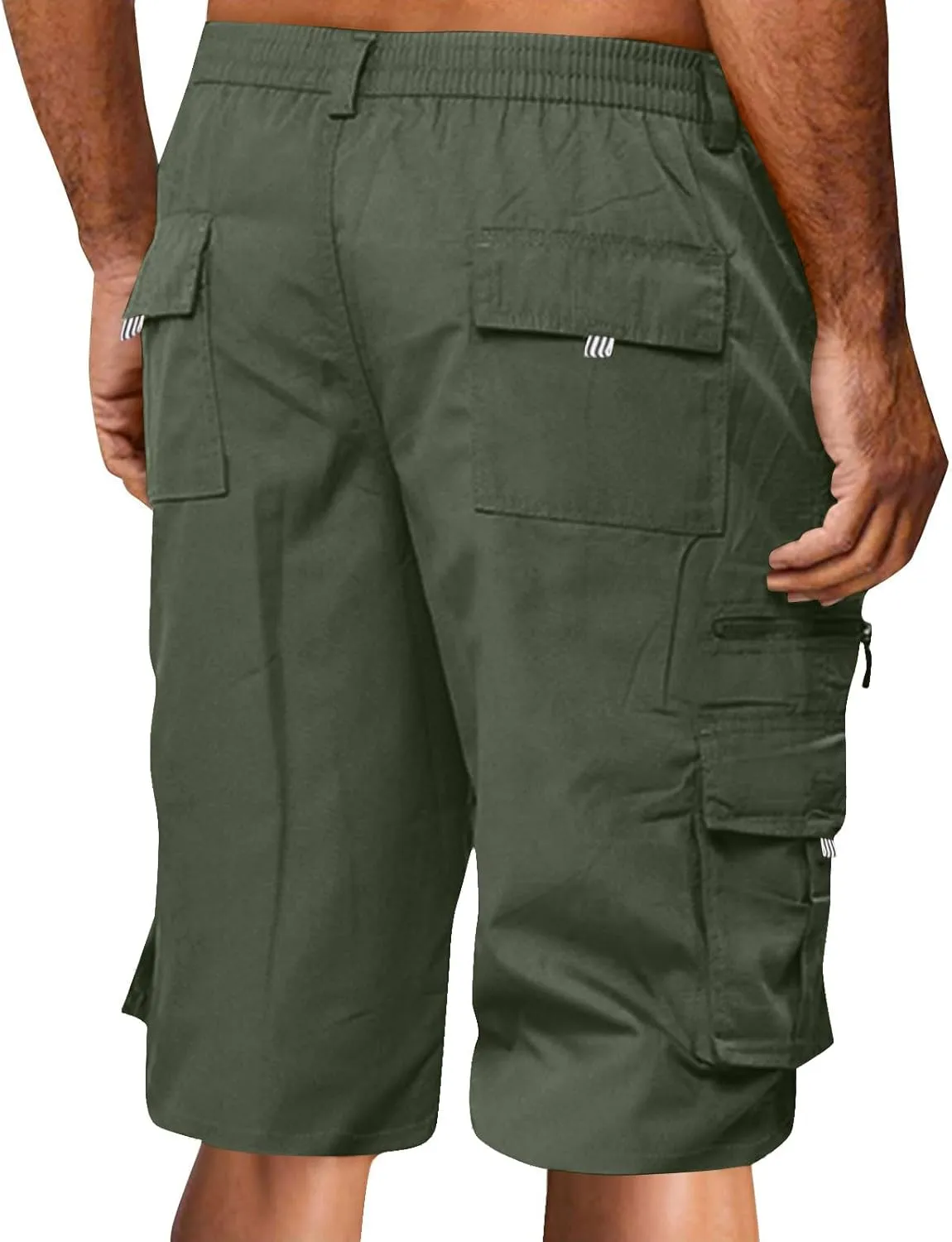 Sweat Shorts Men Ripstop Athletic Casual Woodland Jogging Water Resistant Beach Summer Exercise Suit