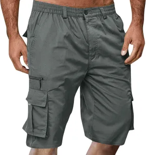 Sweat Shorts Men Ripstop Athletic Casual Woodland Jogging Water Resistant Beach Summer Exercise Suit