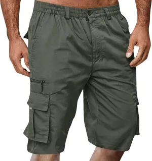 Sweat Shorts Men Ripstop Athletic Casual Woodland Jogging Water Resistant Beach Summer Exercise Suit