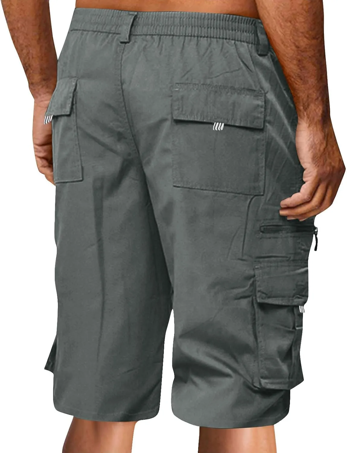 Sweat Shorts Men Ripstop Athletic Casual Woodland Jogging Water Resistant Beach Summer Exercise Suit