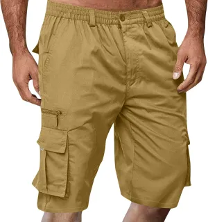 Sweat Shorts Men Ripstop Athletic Casual Woodland Jogging Water Resistant Beach Summer Exercise Suit