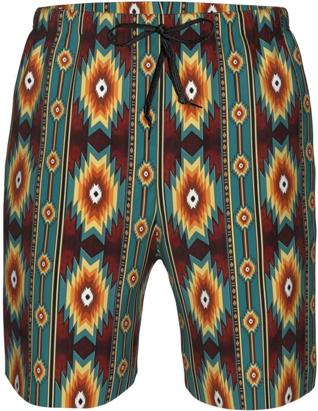 SWEET TANG Men Breathable Shorts with Elastic Waist Big & Tall Half Pants Perfect Short