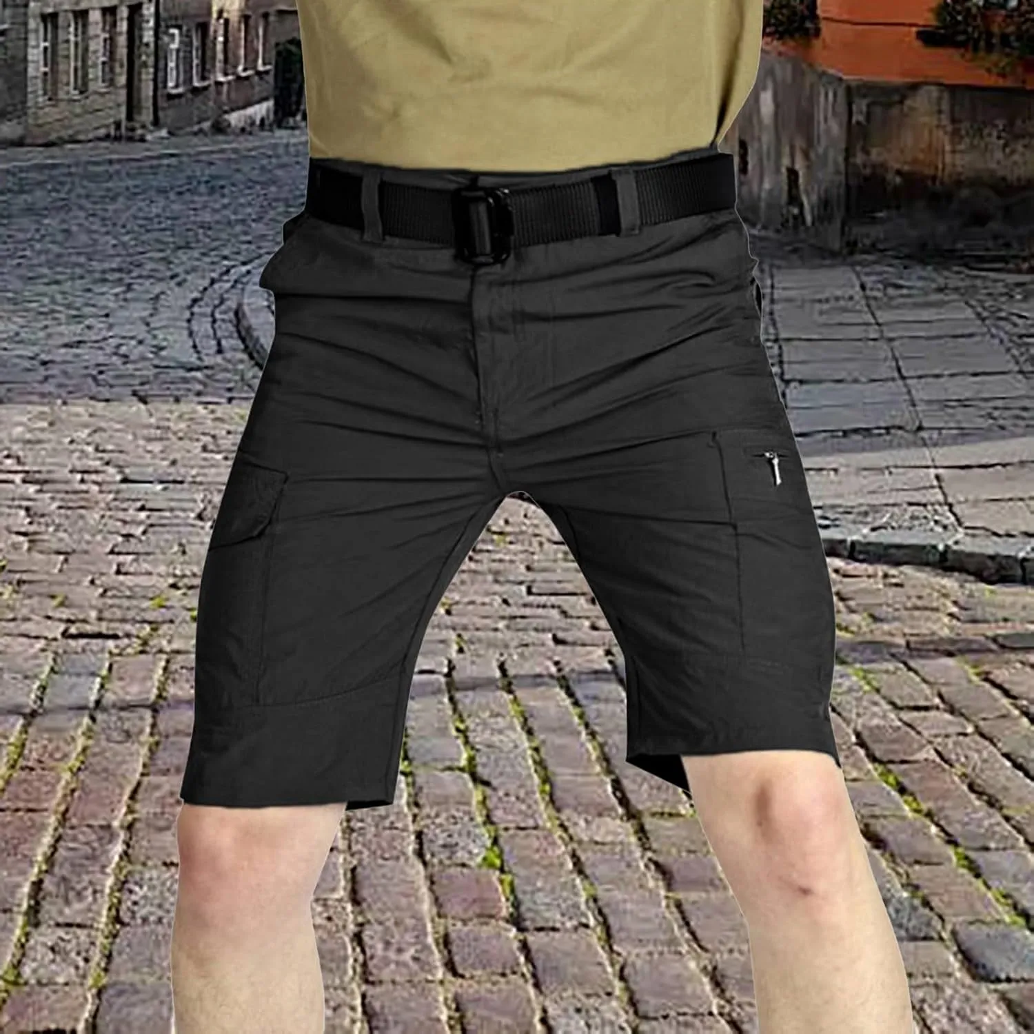 Tactical Cargo Shorts for Mens Casual Outdoor Lightweight Short Pants Sport Hiking Fishing Shorts with Pockets