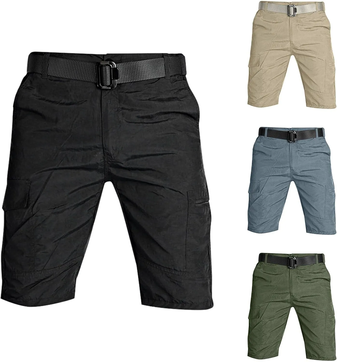 Tactical Cargo Shorts for Mens Casual Outdoor Lightweight Short Pants Sport Hiking Fishing Shorts with Pockets