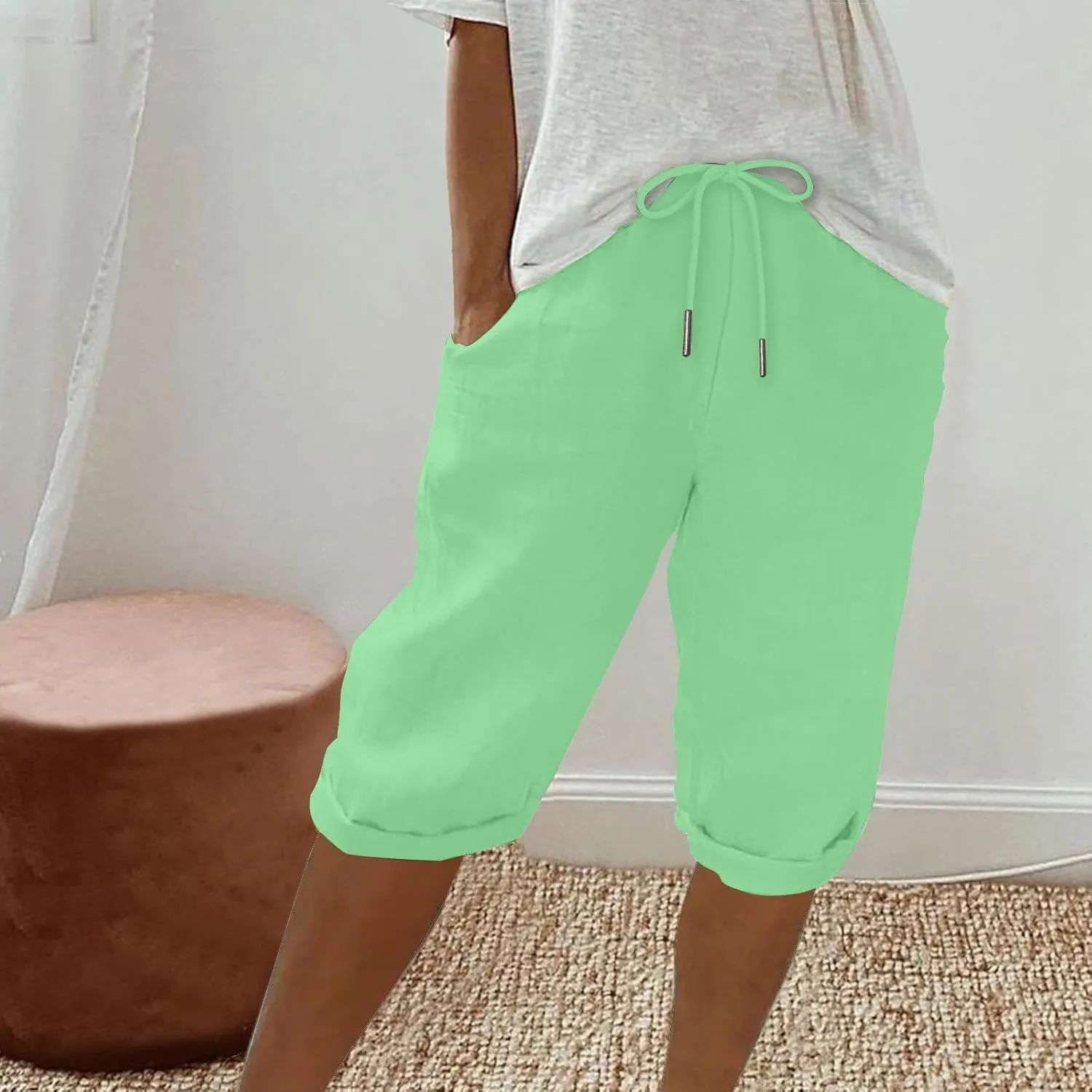 TARIENDY Sweat Shorts Womens Loose Fit Casual Pants Trendy 2025 Summer Going Out Sweatpants High Waisted Elastic Shorts