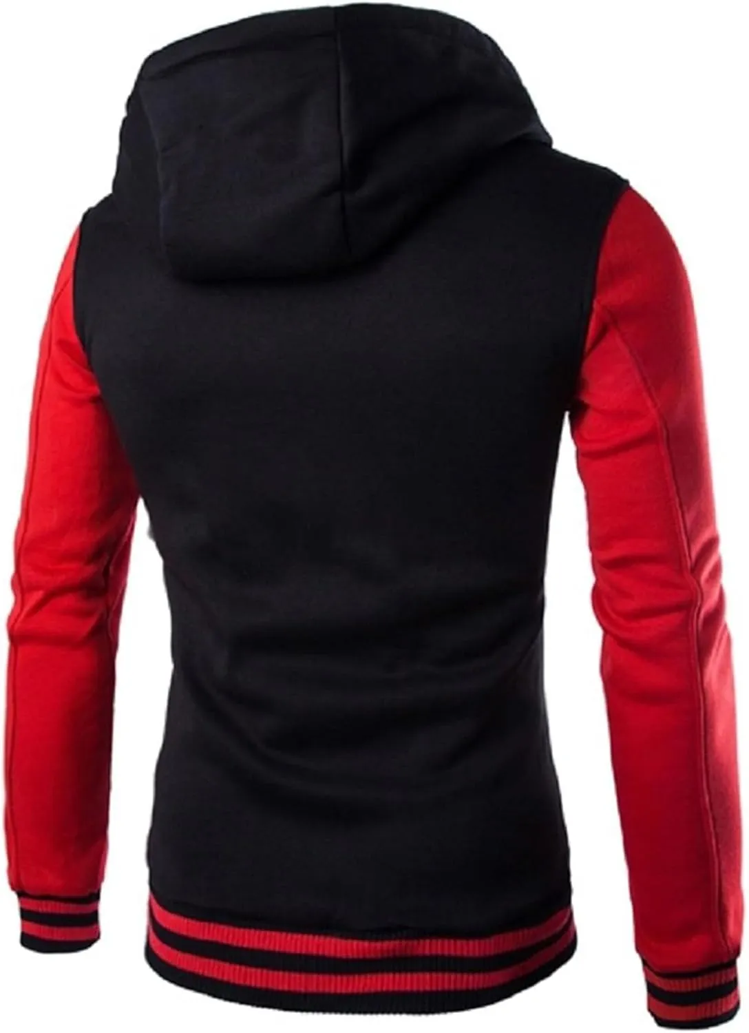 Thatrich Sherpa Lined Hoodies for Men Oversized Jacket Button Down Coat Casual Loose Coats Baseball Jackets Trendy Outerwears