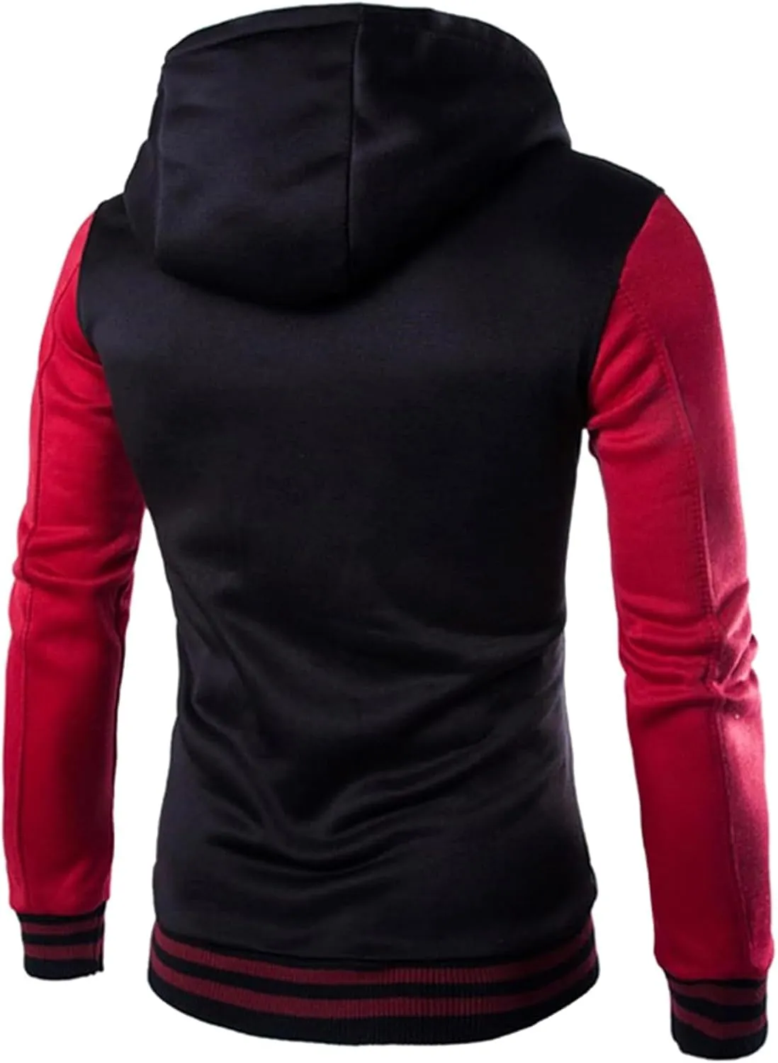 Thatrich Sherpa Lined Hoodies for Men Oversized Jacket Button Down Coat Casual Loose Coats Baseball Jackets Trendy Outerwears