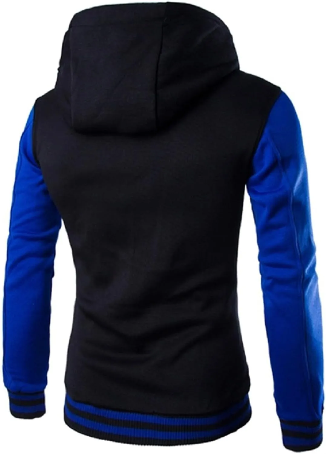 Thatrich Sherpa Lined Hoodies for Men Oversized Jacket Button Down Coat Casual Loose Coats Baseball Jackets Trendy Outerwears