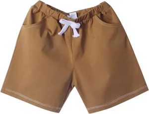 Toddler Baby Boy Summer Shorts Solid Color Cotton Shorts Casual Elastic Waist Jogger Short Pants with Drawstring