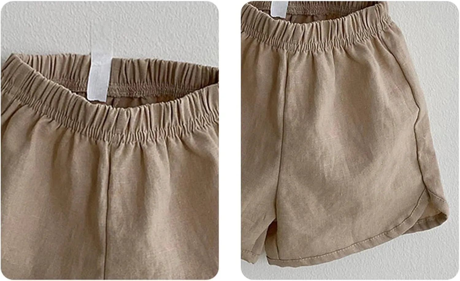 Toddler Boys Girls Shorts Cotton Linen Grid Summer Casual Shorts Kids Motion Short Pants Jogging Pants