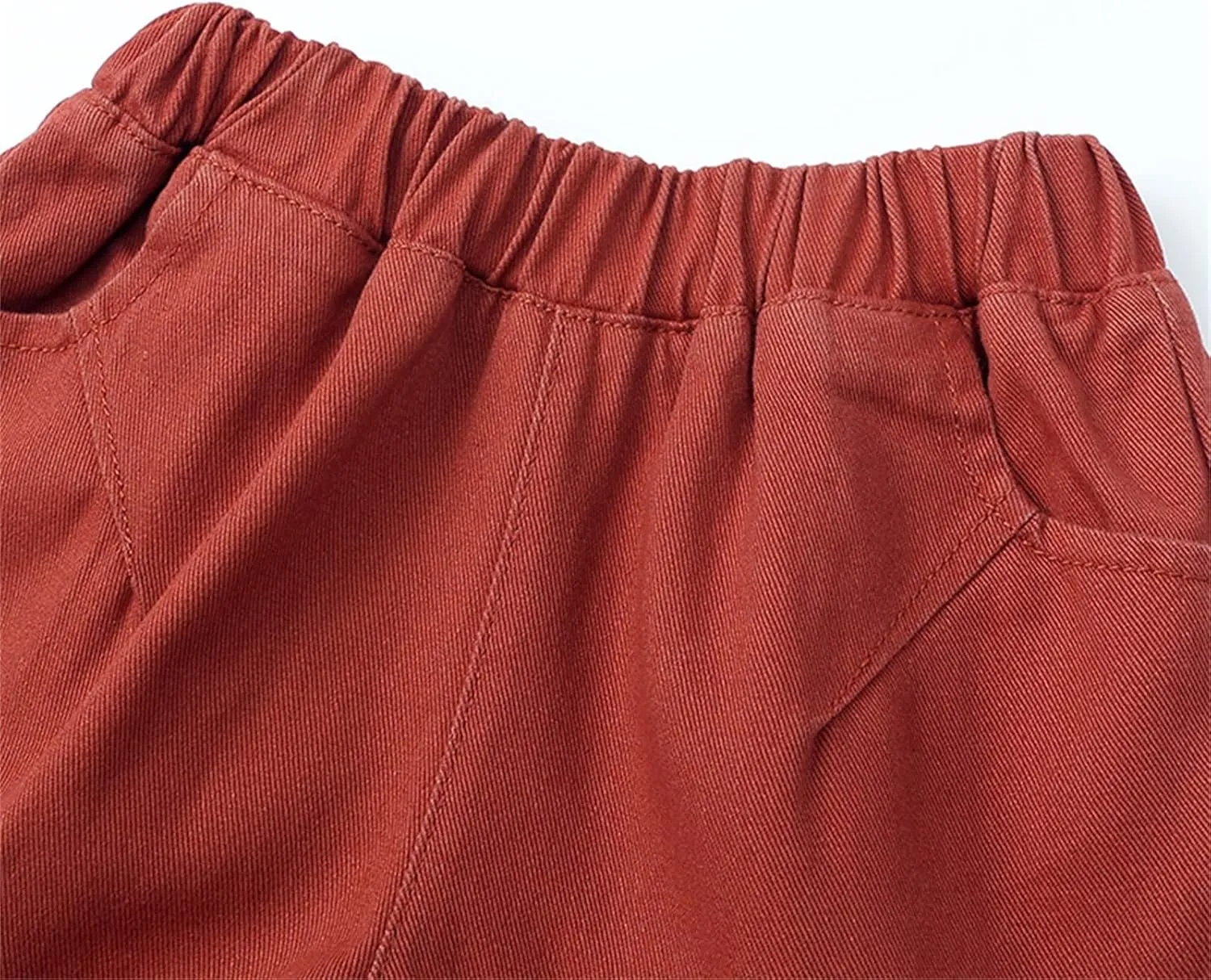 Toddler Boys Shorts French Terry Girls Cotton Shorts with Drawstring Casual Elastic Waist Pants Summer Clothes