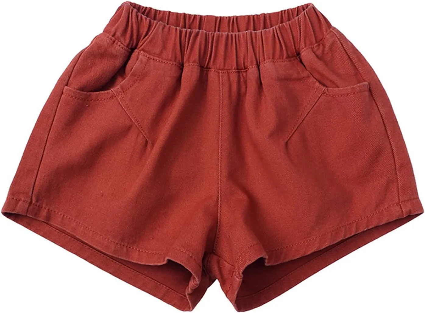 Toddler Boys Shorts French Terry Girls Cotton Shorts with Drawstring Casual Elastic Waist Pants Summer Clothes