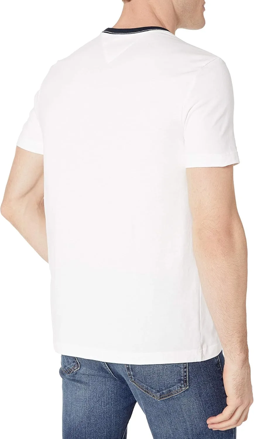 Tommy Hilfiger Men's Short Sleeve Signature Stripe Graphic T-shirt