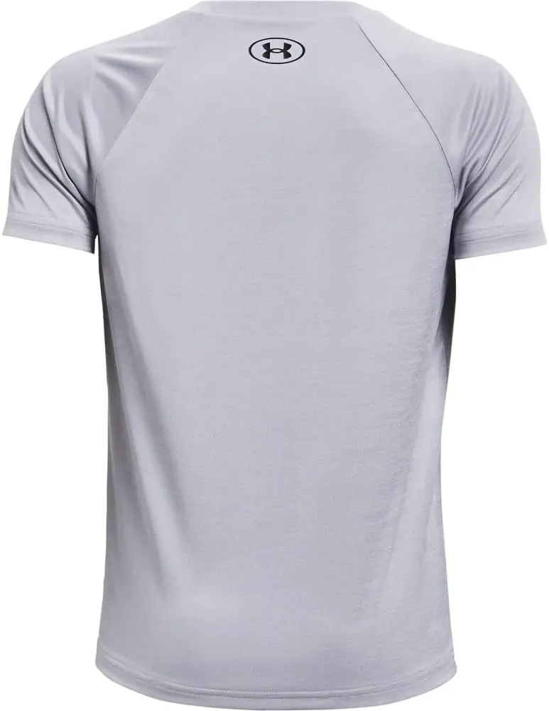 Under Armour Boys' Tech Split Logo Hybrid Short-Sleeve T-Shirt